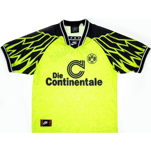 Heimtrikot Thailand Dortmund Retro 1994 1995 Gelb Günstige Fußballtrikots